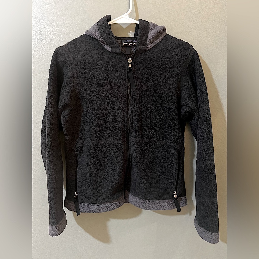 Vintage Patagonia Synchilla Fleece Jacket with Hood size extra small